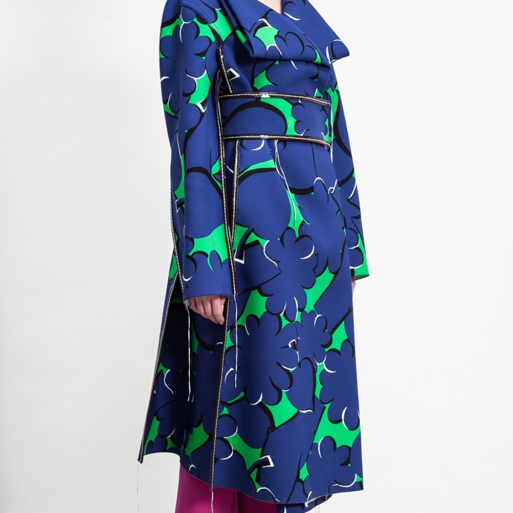 Marni Runway Spangled Marco Drill Coat NWT it40 - Picture 8 of 8